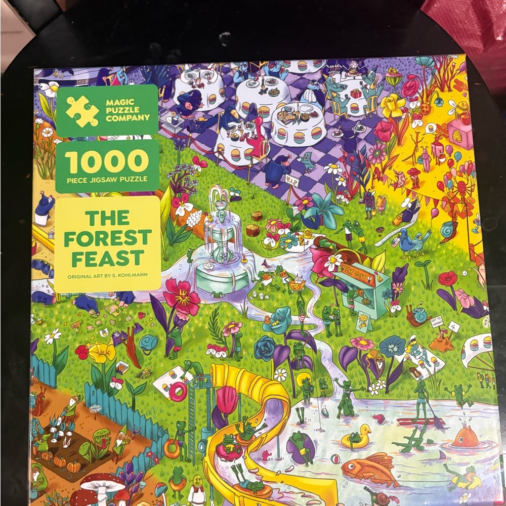 The Forest Feast 1000-Piece Jigsaw Puzzle - Colorful